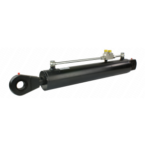 Cylinder siłownik hydrauliczny dwustronnego działania długość: 840mm skok: 500mm CJ2F-100/50/500 w komplecie z zaworem zabezpieczającym typu zamek