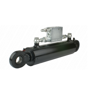 Cylinder siłownik hydrauliczny do obrotu pługa CJ2F-80/45/240L L:460 U35W w zestawie z zaworem sterującym obrotem