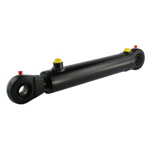 Cylinder siłownik hydrauliczny dwustronnego działania długość: 582mm skok: 350mm CJ2F-50/28/350