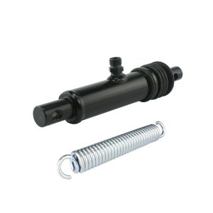 Oryginalny siłownik do rozsiewacza BRZEG w zestawie ze sprężyną.