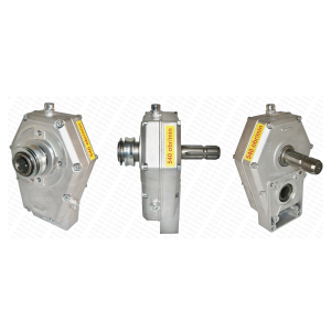 Przekładnia multiplikator przystawka do pomp grupy 2 i 3 przełożenie: 1:3.8 moc: 20kW wyposażona w gniazdo WOM z zatrzaskiem oraz wałek WOM