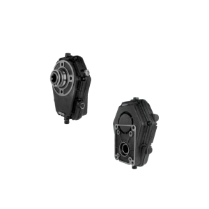 Wzmocniona żeliwna przekładnia multiplikator przystawka do pomp grupy 2 i 3 przełożenie: 1:3.8 moc: 30kW wyposażona w gniazdo WOM z zatrzaskiem