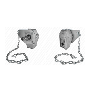 Przekładnia multiplikator przystawka "MINI" do pomp grupy 2, przełożenie: 1:3.8 moc: 10kW wyposażona w wystający wałek WOM w zestawie ze wspornikiem WK