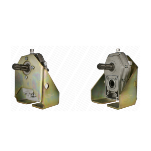 Przekładnia multiplikator przystawka do pomp grupy 2 i 3, przełożenie: 1:3.8 moc: 20kW wyposażona w dwa wałki WOM w zestawie ze wspornikiem WC