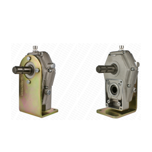 Przekładnia multiplikator przystawka do pomp grupy 2 i 3, przełożenie: 1:3.8 moc: 20kW wyposażona w dwa wałki WOM w zestawie ze wspornikiem WL