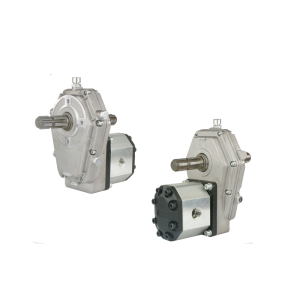 Multiplikator przystawka z wystającym wałkiem WOM z obu stron z pompą zębatą wydajność do 67L/min