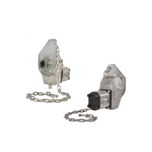 Multiplikator przystawka mały "MINI" z pompą zębatą wydajność do 33L/min. W zestawie z kołnierzem zabezpieczającym przed obracaniem.