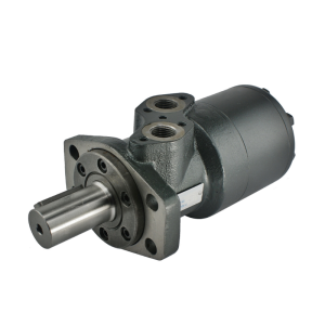 Silnik hydrauliczny BMR chłonność: 315cm3/obr obroty: 190obr/min z pogrubionym wałkiem 32mm. Kołnierz mocowany na 4 śruby