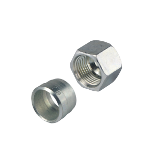 Zakucie tekalanowe kompletne pierścień na rurkę śr. zew. 15mm nakrętka gwint M22x1.5 