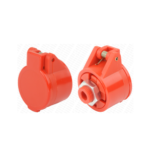 Gniazdo czerwone do parkowania wtyczki hydraulicznej typu EURO ISO