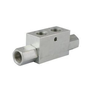Zawór zwrotny bliźniaczy VBPDE 3/8" 35 l/min HLR
