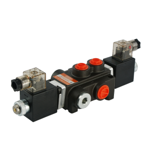 Rozdzielacz hydrauliczny 1 sekcyjny 40L/min sterowany elektrycznie 24V Badestnost: Z50 A ES3 24VDC G