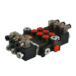 Rozdzielacz hydrauliczny elektryczny 3 sekcyjny 40L/min 12V
