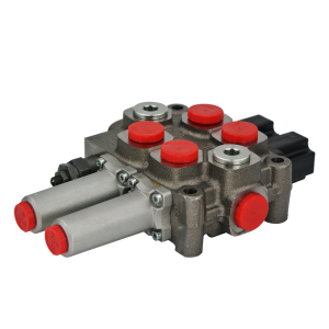 Rozdzielacz hydrauliczny 2 sekcyjny 60L/min sterowany linkami Galtech Q45