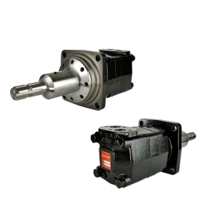 Silnik hydrauliczny BMV chłonność: 400cm3/obr obroty: 500obr/min moc: 1180Nm z tuleją na wałek silnika BMV 50mm