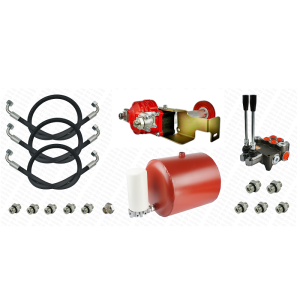 Zestaw hydraulika zewnętrzna do Ursusa C-360-3P w zestawie z zewnętrznym zbiornikiem 20L na olej