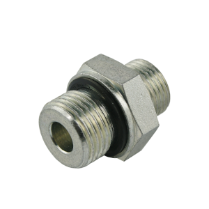 Przyłącze hydrauliczne proste typu: ED BB gwinty: BSP 1 1/4" - M30x1.5 z uszczelnieniem NBR