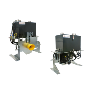 Agregat mobilny napędzany wałkiem wom z rozdzielaczem 2 sekcyjnym 80L ze zbiornikiem 100L o maksymalnej wydajności pompy 80L i chłodnicą oleju z wentylatorem