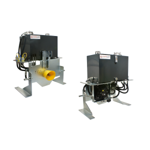 Agregat mobilny napędzany wałkiem wom z rozdzielaczem 2 sekcyjnym 80L ze zbiornikiem 100L o maksymalnej wydajności pompy 45L i chłodnicą oleju z wentylatorem
