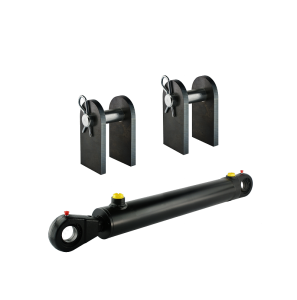 Cylinder siłownik hydrauliczny dwustronnego działania długość: 1500mm skok: 630mm CJ2F 63/36/630 z mocowaniem U25
