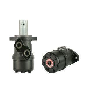 Silnik hydrauliczny BMR chłonność: 200cm3/obr obroty: 300obr/min z pogrubionym wałkiem 32mm i tuleją