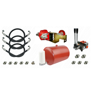 Zestaw hydraulika zewnętrzna do Ursusa C-360-3P w zestawie z zewnętrznym zbiornikiem 30L na olej